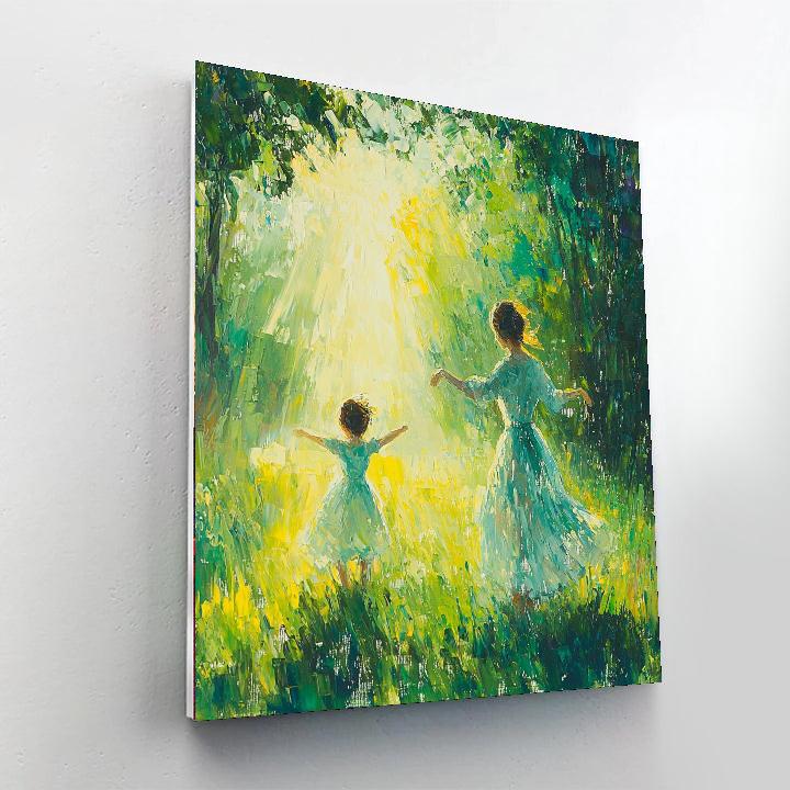 Morning Meadow Dance Painting Number Kit