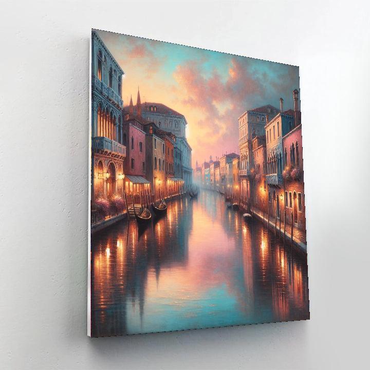 Romantic Venetian Sunset Paint By Numbers