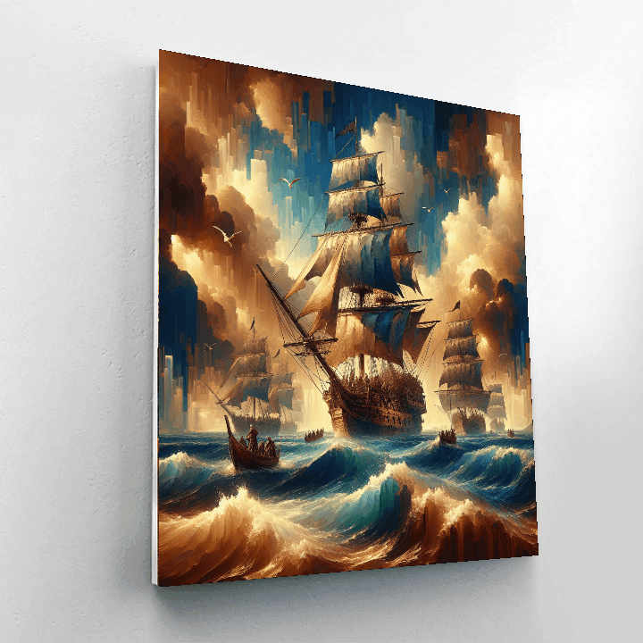Adventurous Pirate Treasure Painting By Numbers Kit