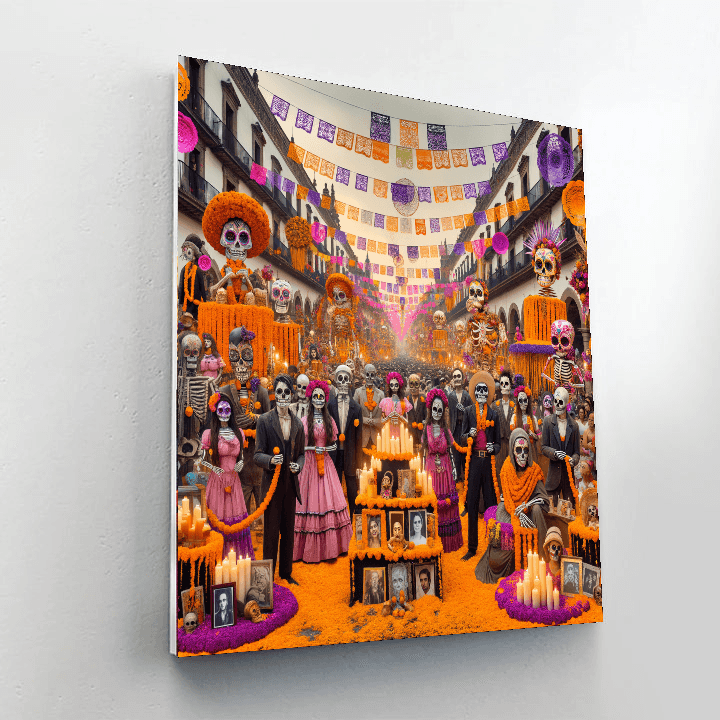 Day Of The Dead - Mexico City Paint By Number