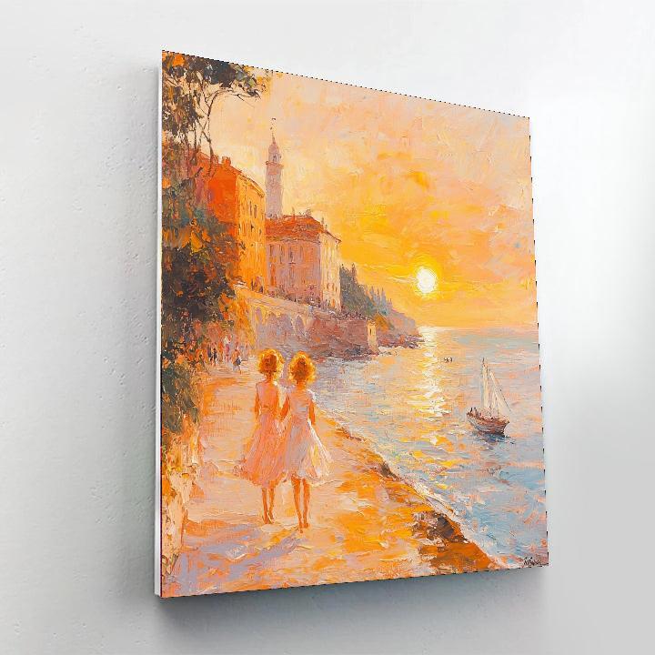 Sunrise On The Shores Of Love Paint By Numbers