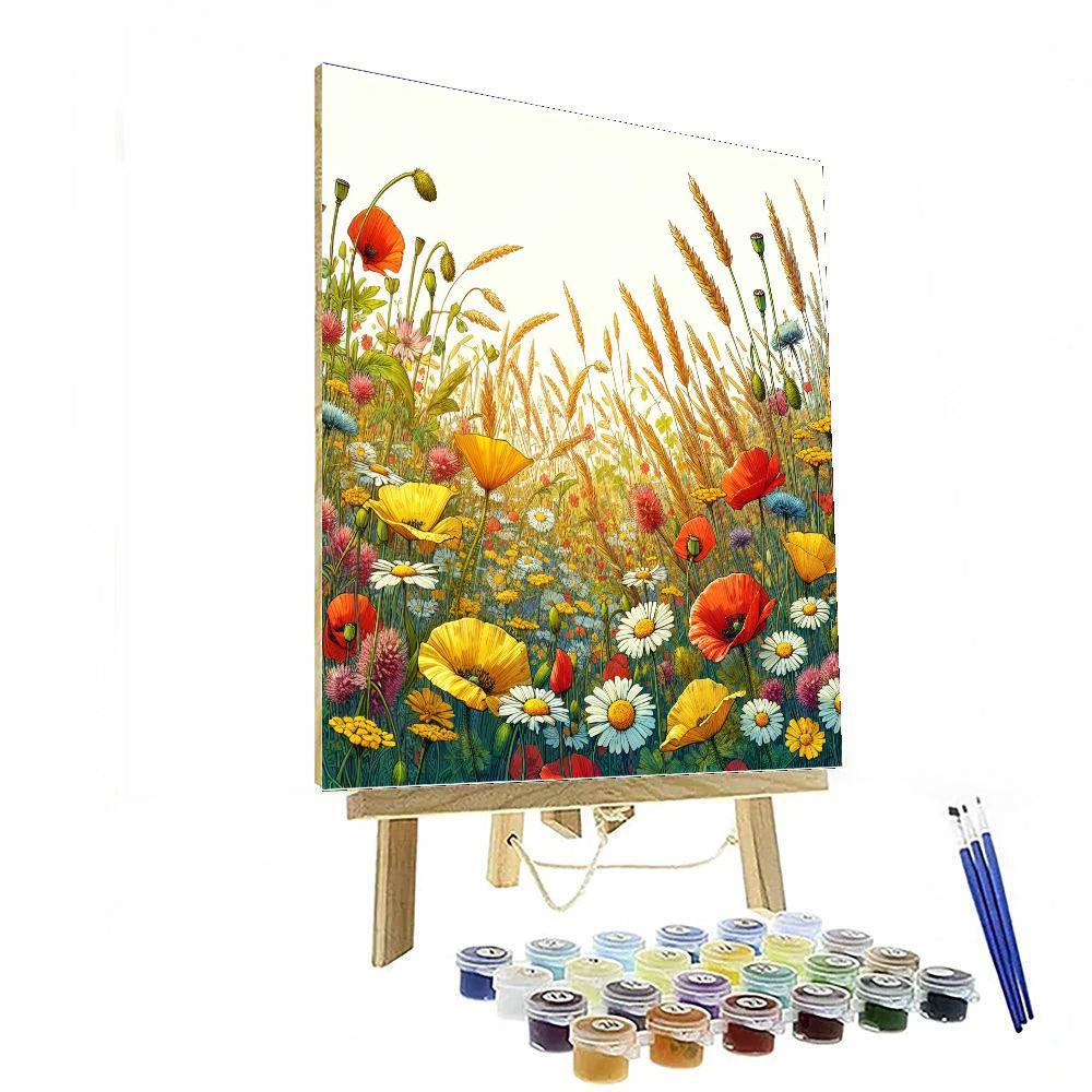 Euphoric Summer Fields Paint By Color