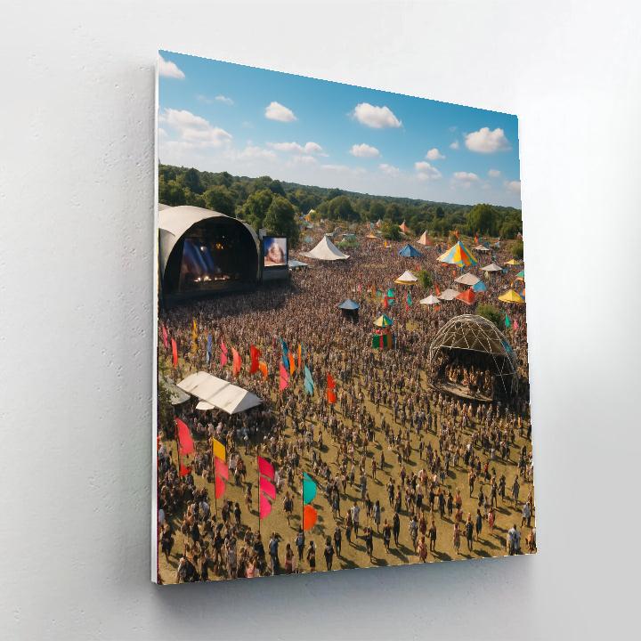 Bonnaroo Music & Arts Festival - Manchester Paint By Color