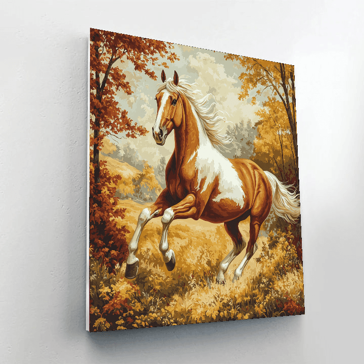 George Stubbs Inspired Romantic Era Horse Grace  Paint By Numbers Kits