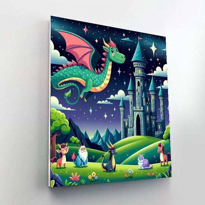 Journey Through Fantasy Lands Painting By Numbers Kit