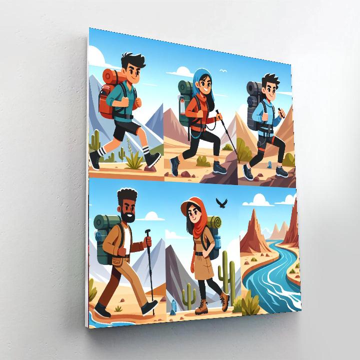 Wild Wanderlust Painting Number Kit