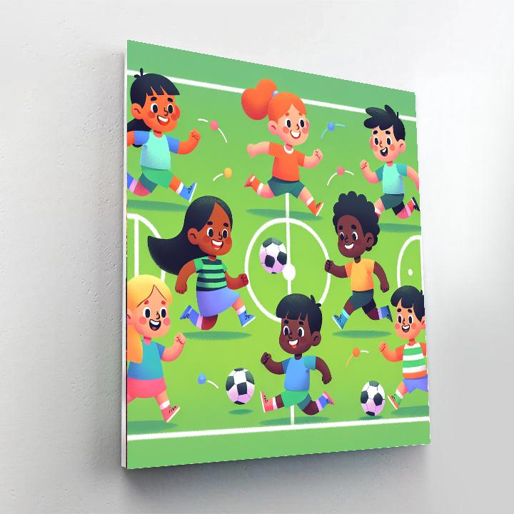 Sports All-stars Number Painting