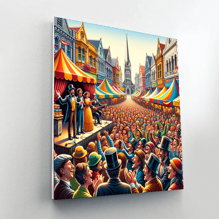 The World Buskers Festival Paint By Number