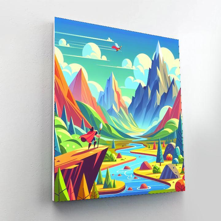 Courageous Quest Paint By Numbers Art