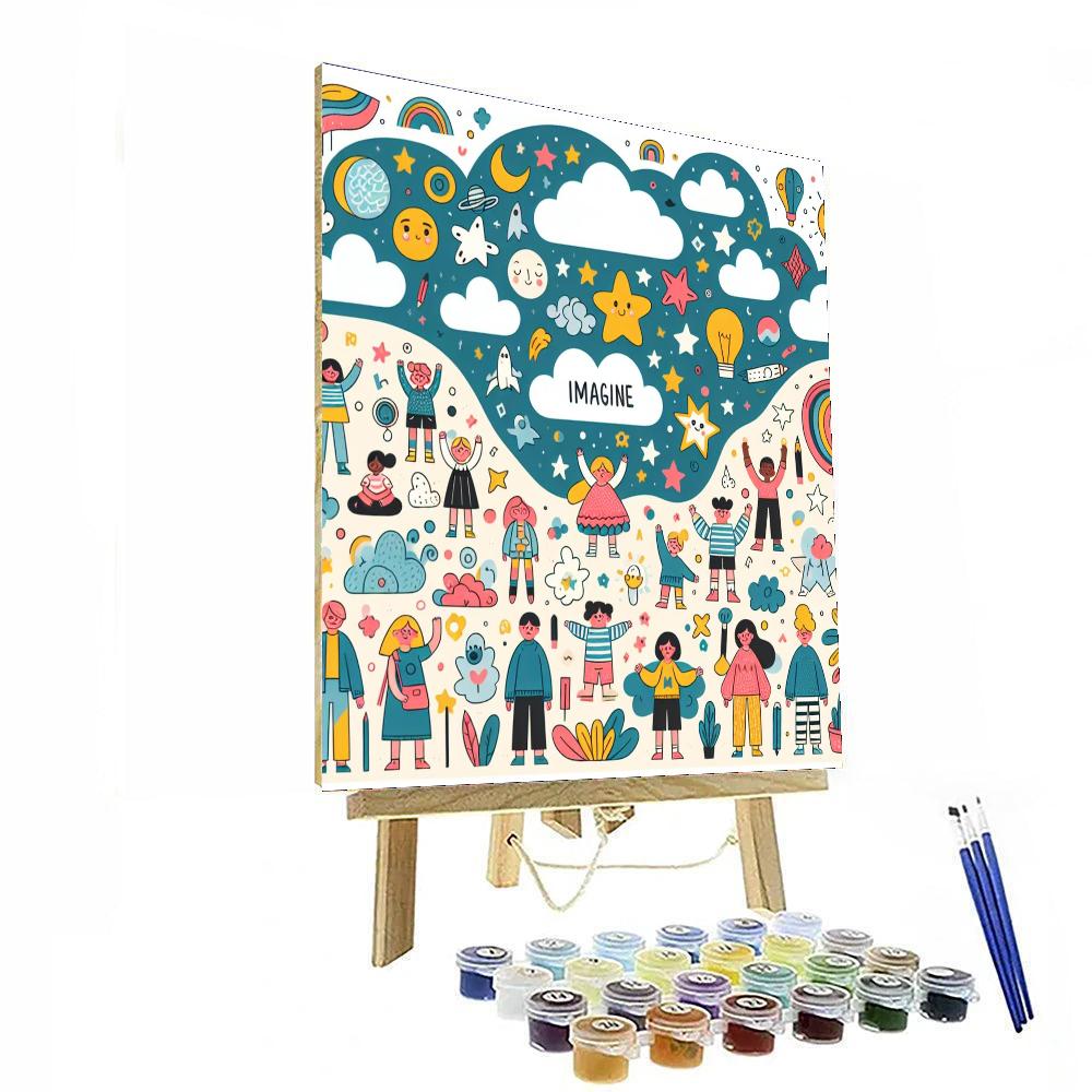 Doodle Dreamland Paint By Numbers