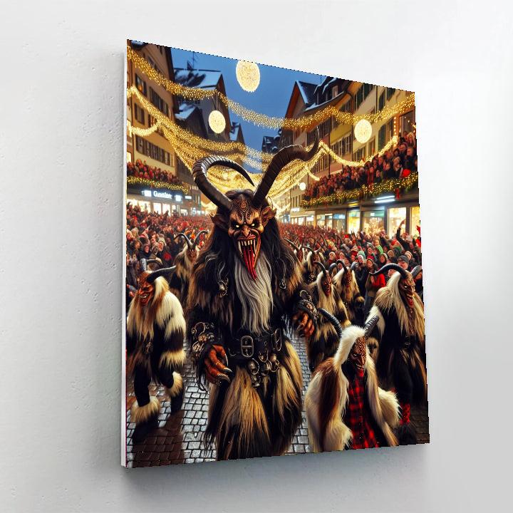 Krampus Night - Austria Number Painting