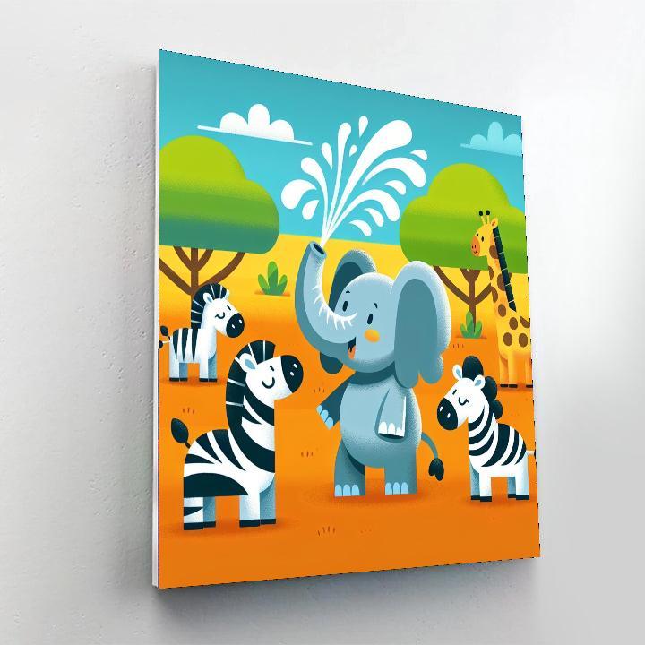 Safari Adventure Extravaganza Numbered Painting Kits