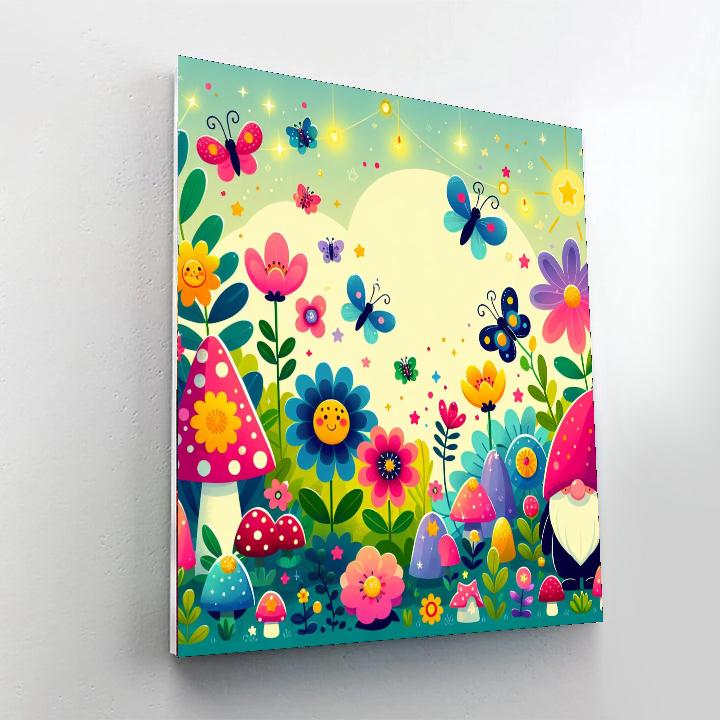 Enchanted Garden Magic Paint By Number