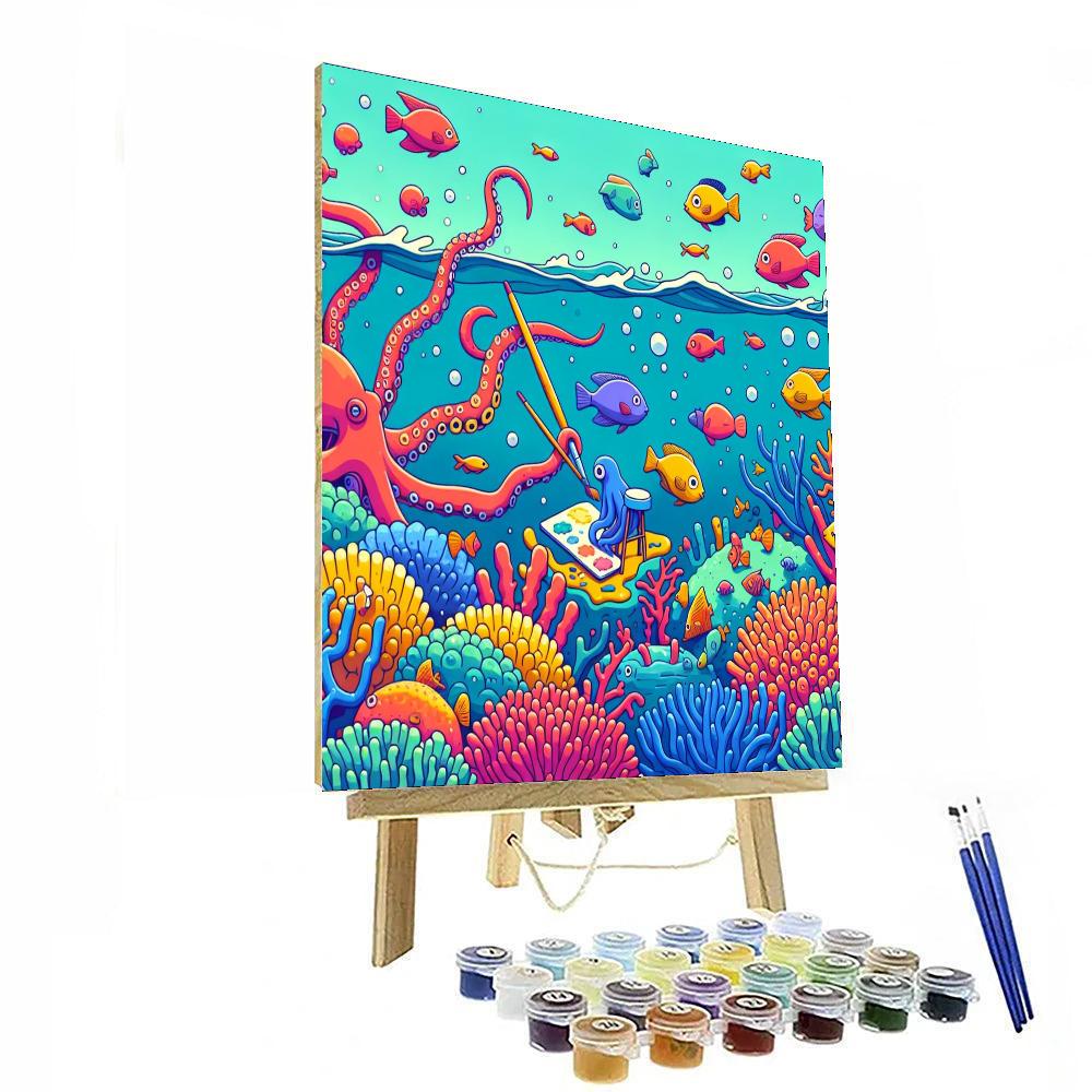 Artistic Aquarium Paint By Numbers Art