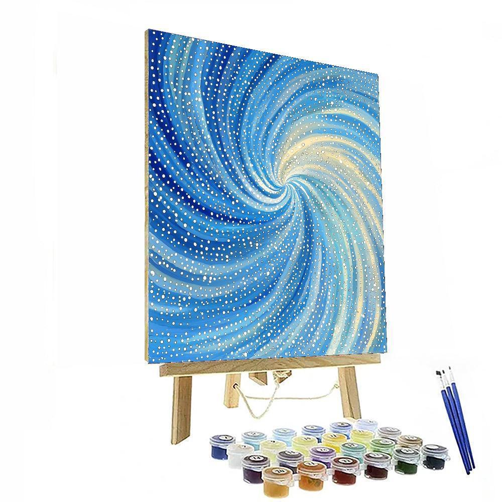 Georges Seurat Inspired Ethereal Whirl  Paint By Numbers Kits