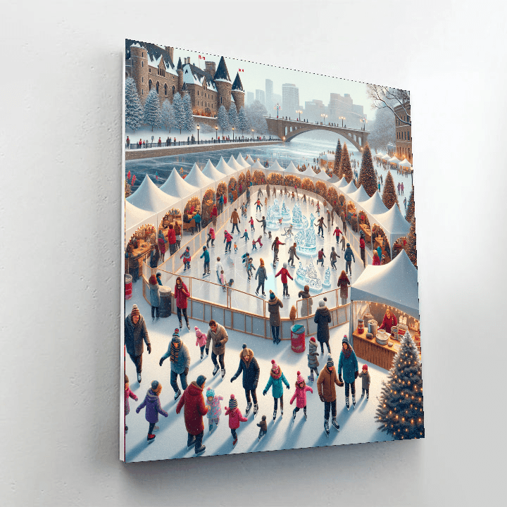 Winterlude - Ottawa Number Painting