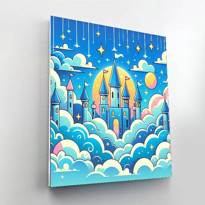 Cloud Castles Numbered Painting Kits