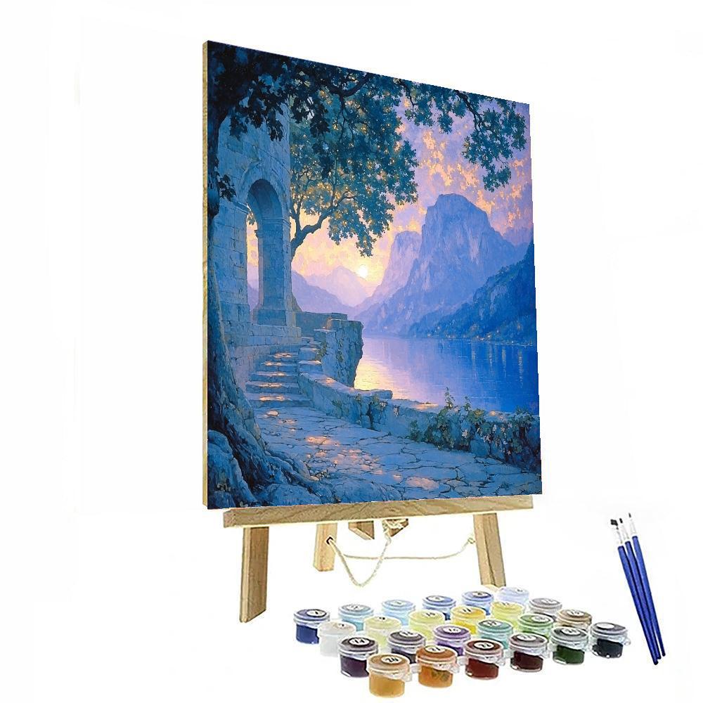 Arnold Böcklin Inspired Mystic Twilight  Paint By Number