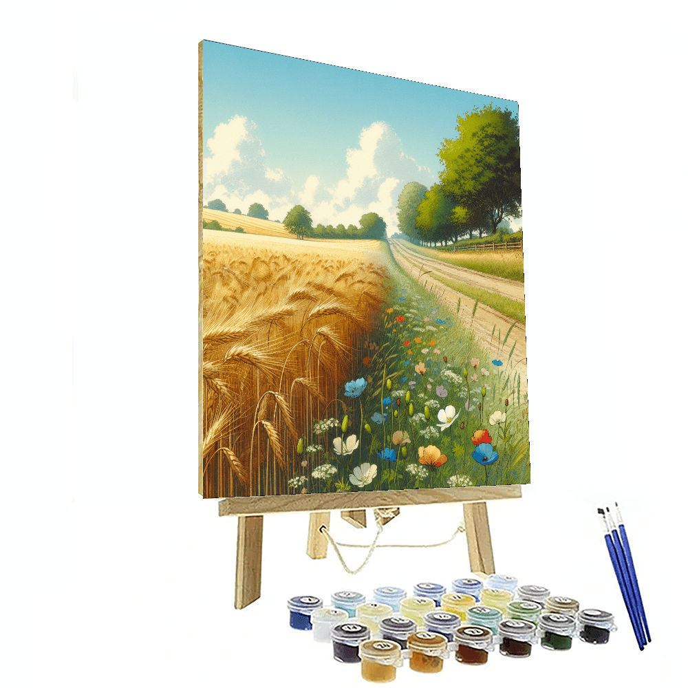 Nostalgic Country Lane Painting By Numbers Kit