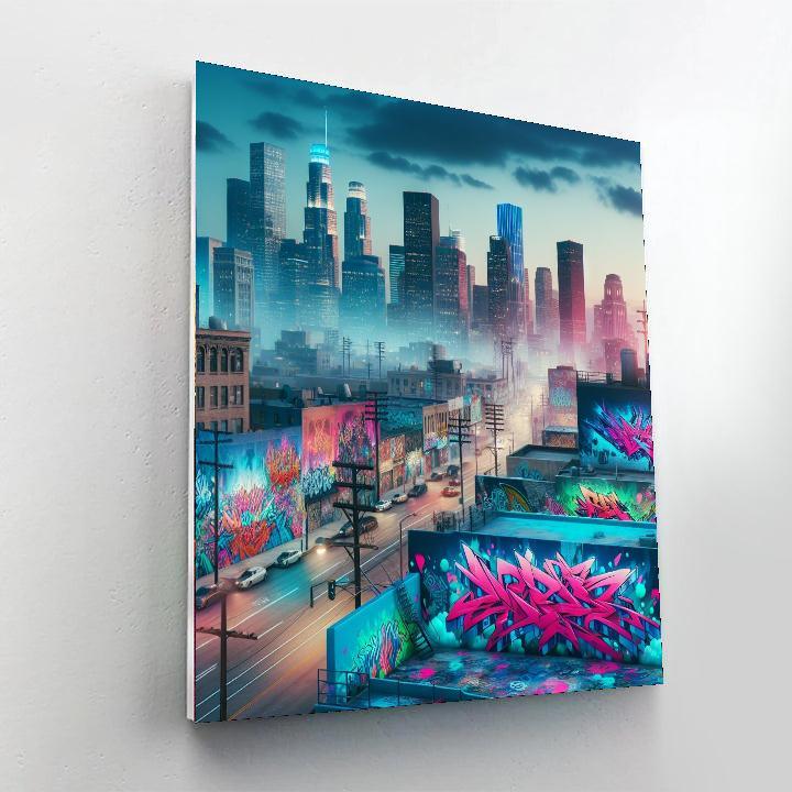 Urban Graffiti Wonderland Numbered Painting Kits