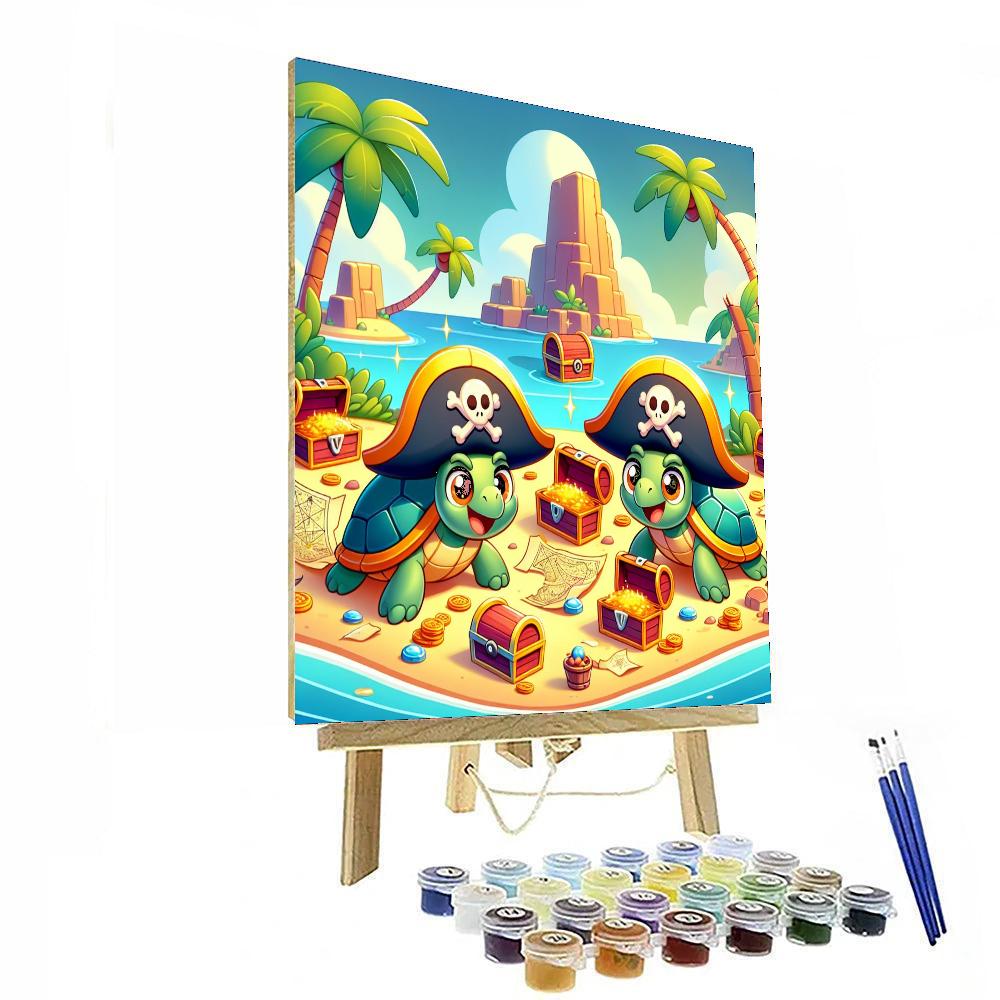 Treasure Island Turtles Numbered Painting Kits