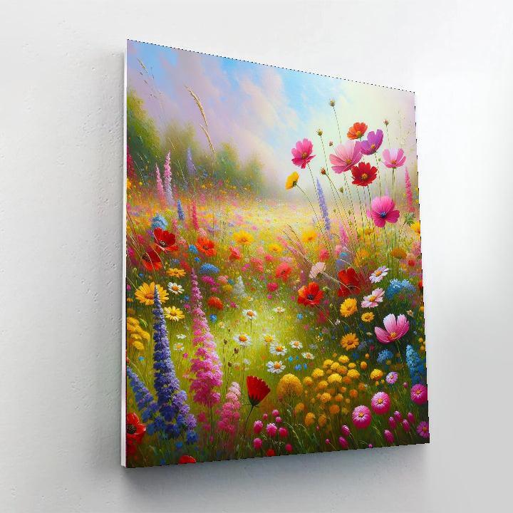 Wildflower Meadow Bloom Paint By Numbers Kits