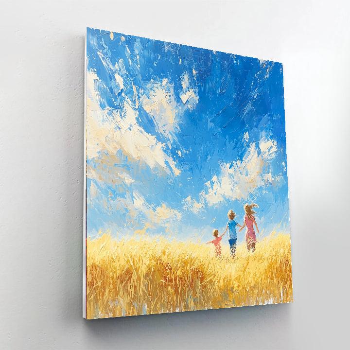 Golden Fields Of Childhood Paint By Number