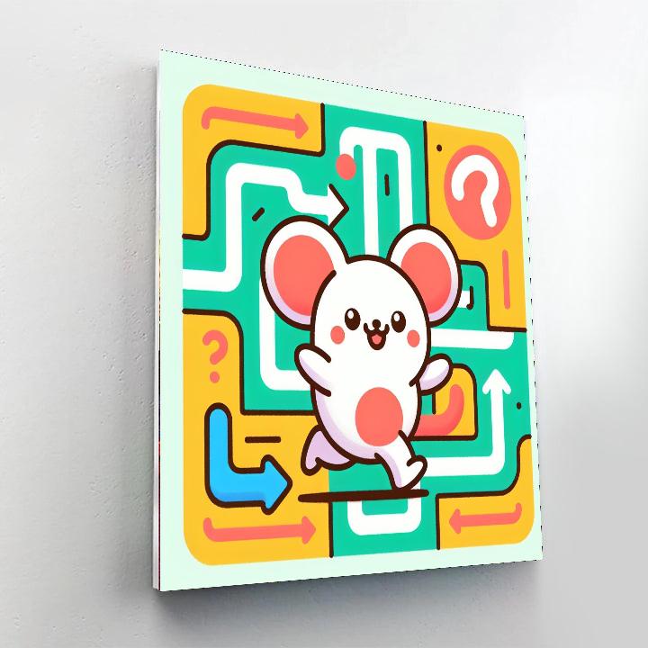 Mystery Maze Adventure Paint By Numbers