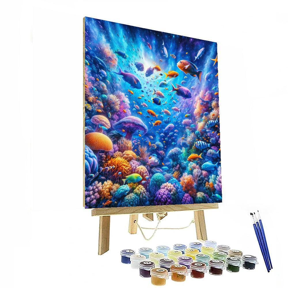 Lively Underwater Scene - DIY Painting By Numbers Kit – Artistry Rack
