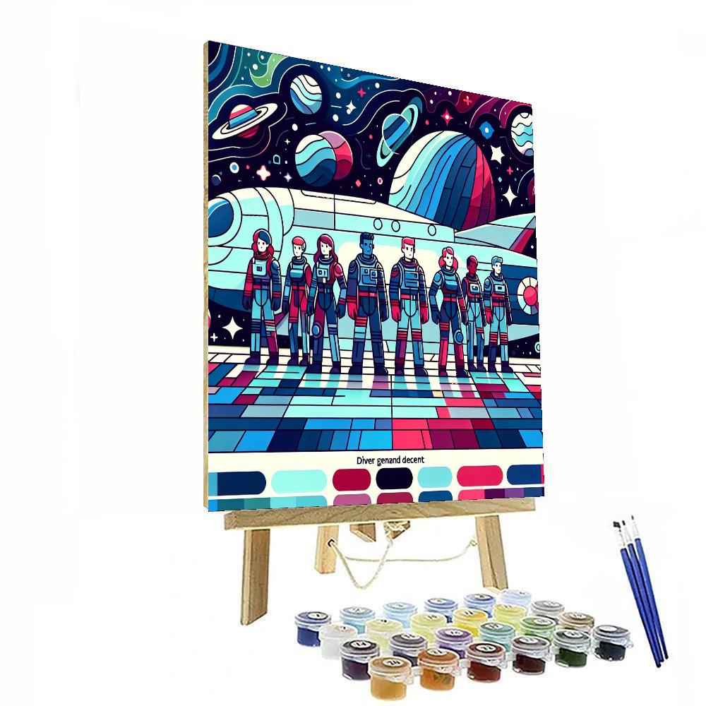 Galactic Rangers Adventure Painting By Numbers Kit