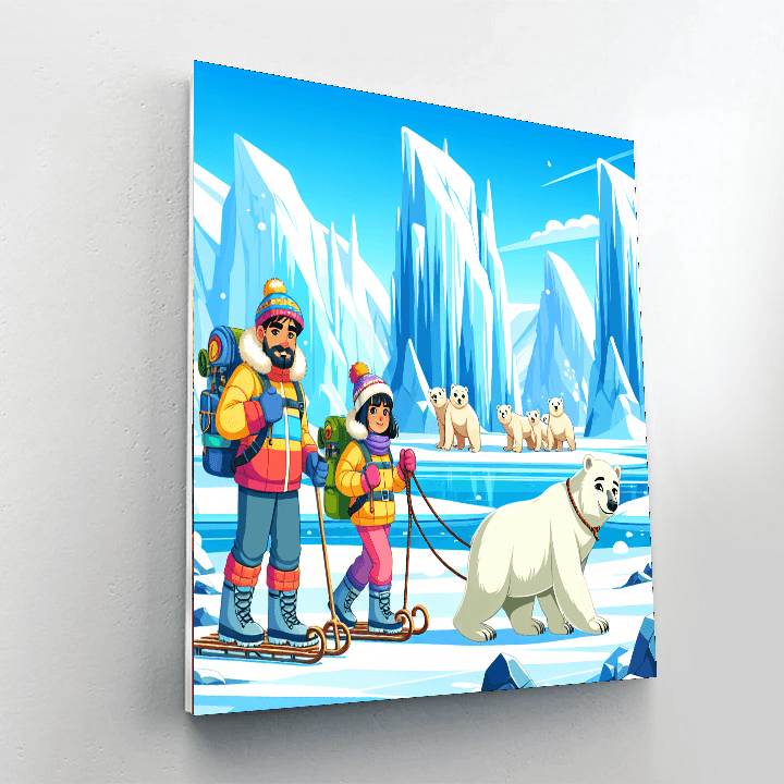 Polar Expedition Adventure Paint By Color