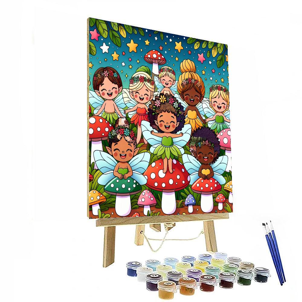 Journey To The Fairy Village Number Painting