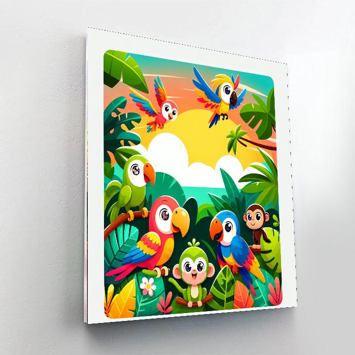 Tropical Trek Paint By Numbers Kits