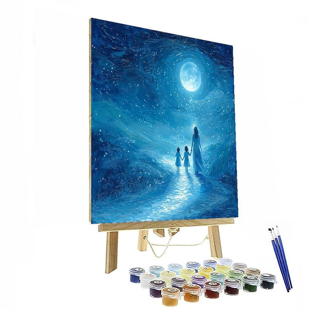 Luminous Paths Number Painting