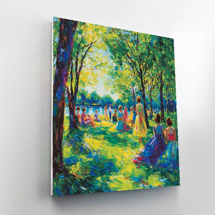 Pierre-Auguste Renoir Inspired Breezy Summer Afternoon  Paint By Numbers Kits