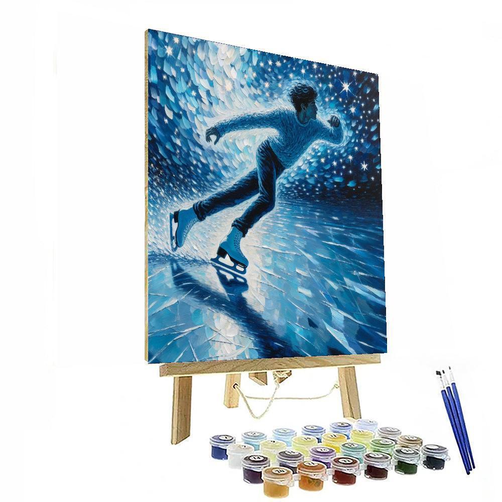 Starry Night Skater Paint By Color