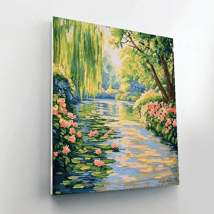 Claude Monet Inspired Nature's Melody  Paint By Numbers Art