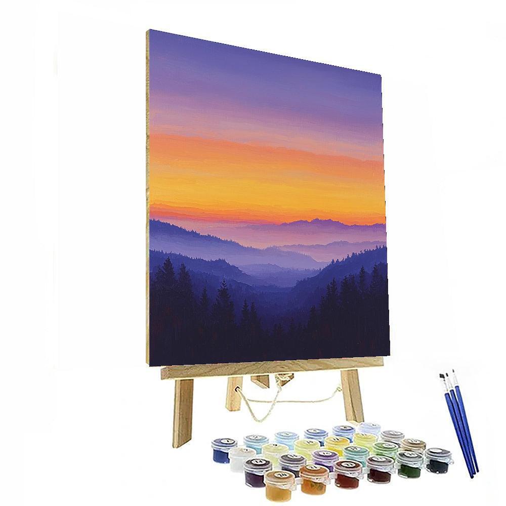 Leonardo Da Vinci Inspired Subtle Twilight  Paint By Numbers