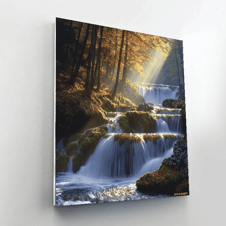 Cascades Du Hérisson - France Painting Number Kit