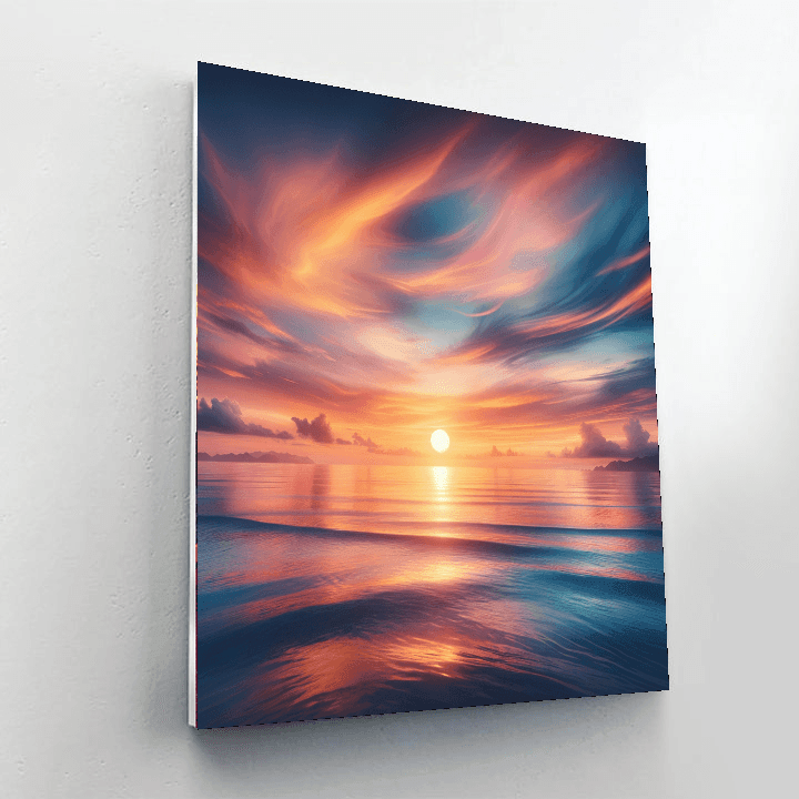 Ethereal Ocean Sunset Paint By Number