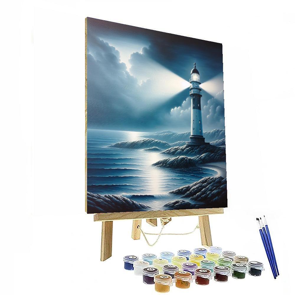 Coastal Lighthouse Beacon Paint By Numbers Art