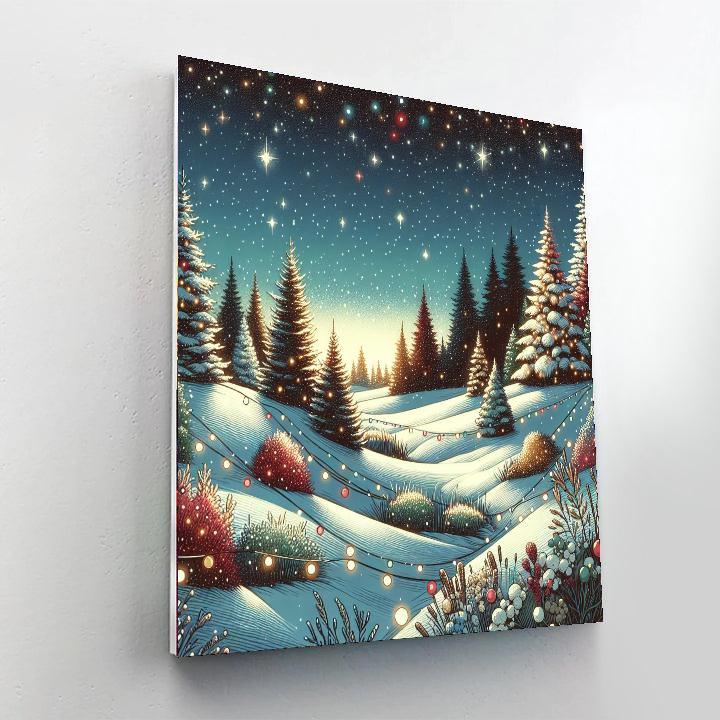 Christmas Eve Wonder Painting Number Kit