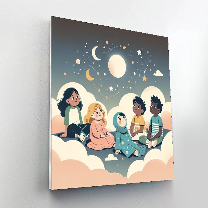 Lunar Lullaby Realm Numbered Painting Kits