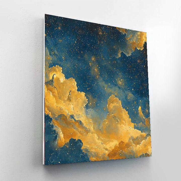 Blake Inspired Blake's Visionary Sky  Number Painting