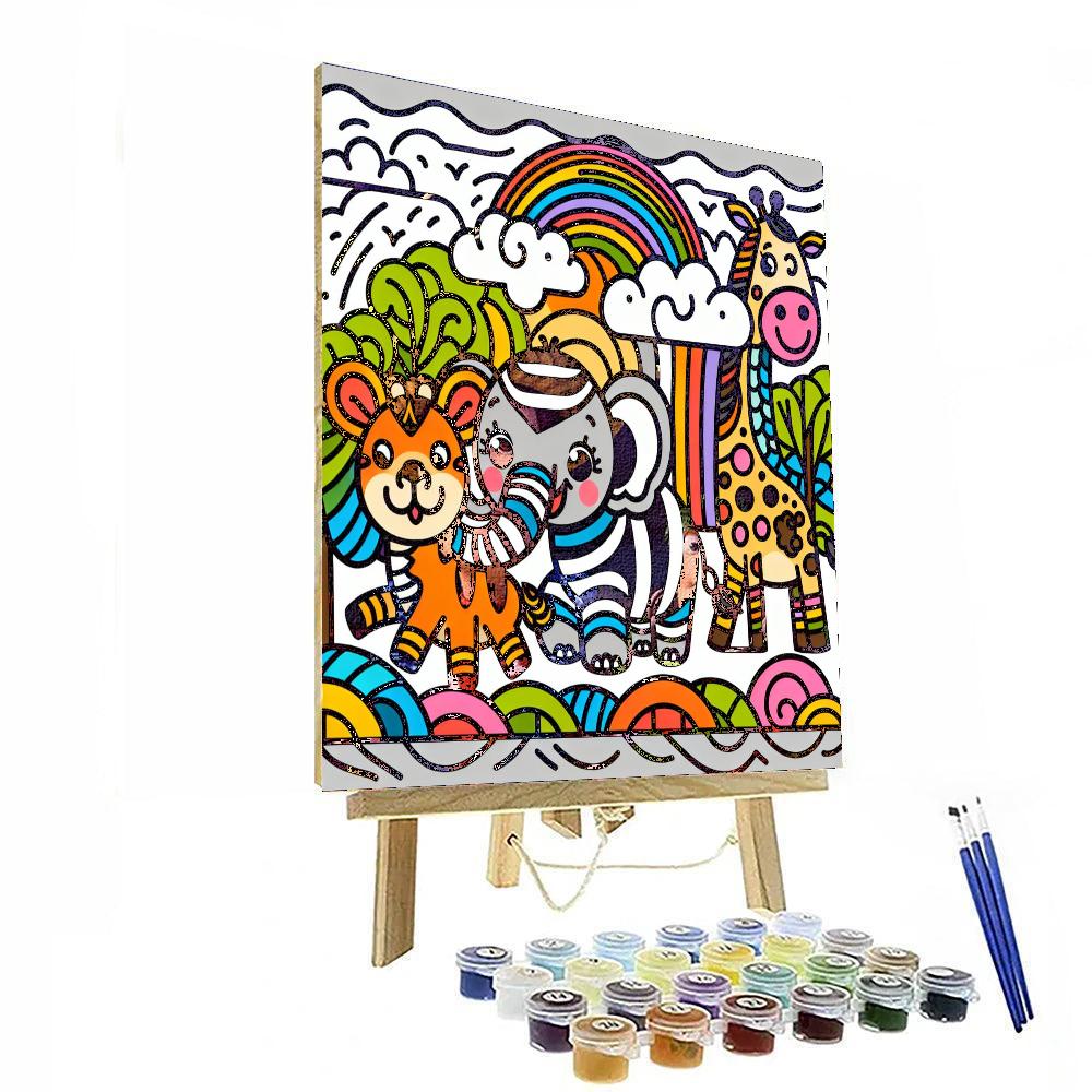 Wild Animal Parade Paint By Numbers Kits
