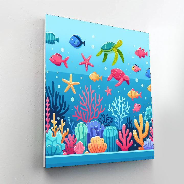 Aquatic World Discovery Paint By Color