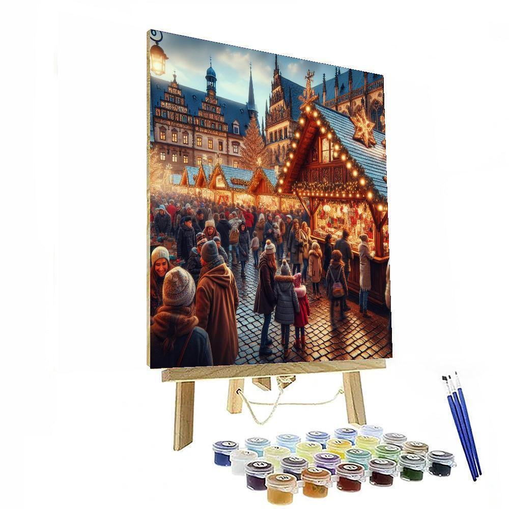Nuremberg Christkindlesmarkt - Nuremberg, Germany Paint By Numbers Art