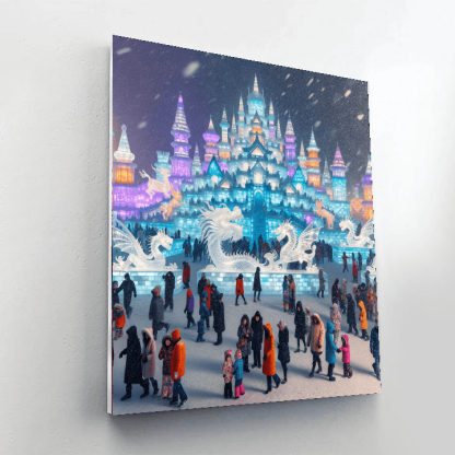 Harbin International Snow And Ice Festival - China Painting By Numbers Kit