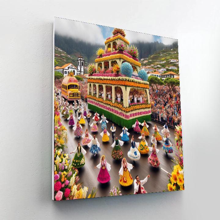 The Flower Festival - Madeira Numbered Painting Kits