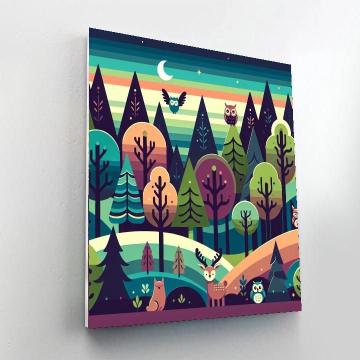 Wonder Woods Paint By Numbers Art